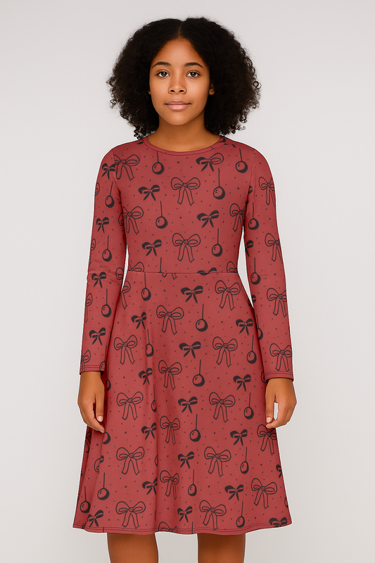 Vestido de manga larga NFB