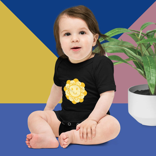 Baby short-sleeved bodysuit