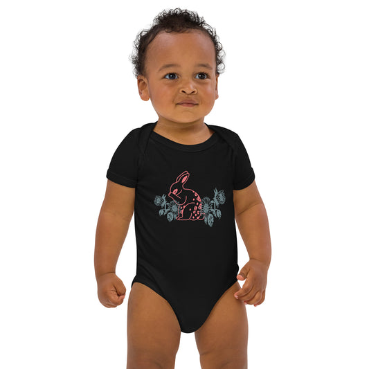 LA organic cotton baby bodysuit
