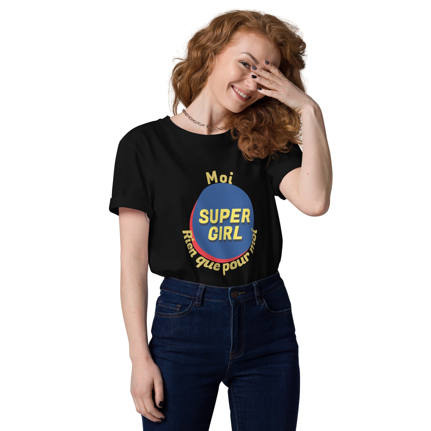 T-shirt da donna in cotone biologico