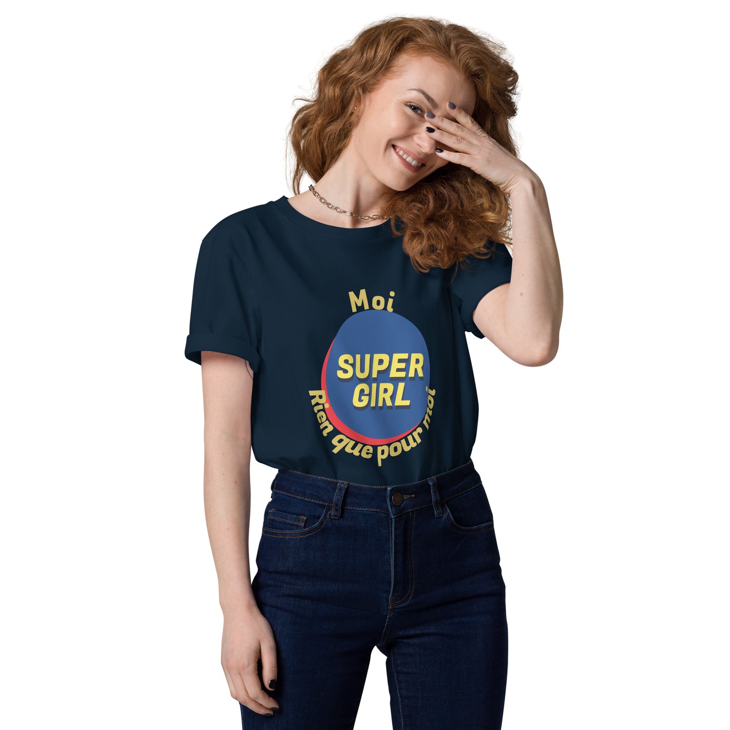 T-shirt da donna in cotone biologico