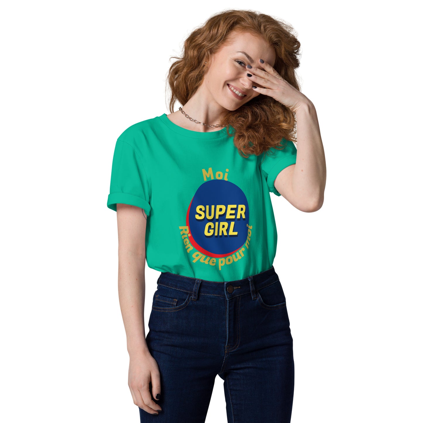 T-shirt da donna in cotone biologico