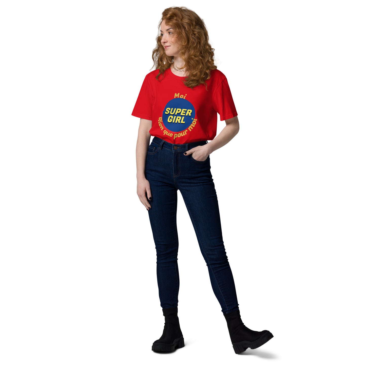 T-shirt da donna in cotone biologico