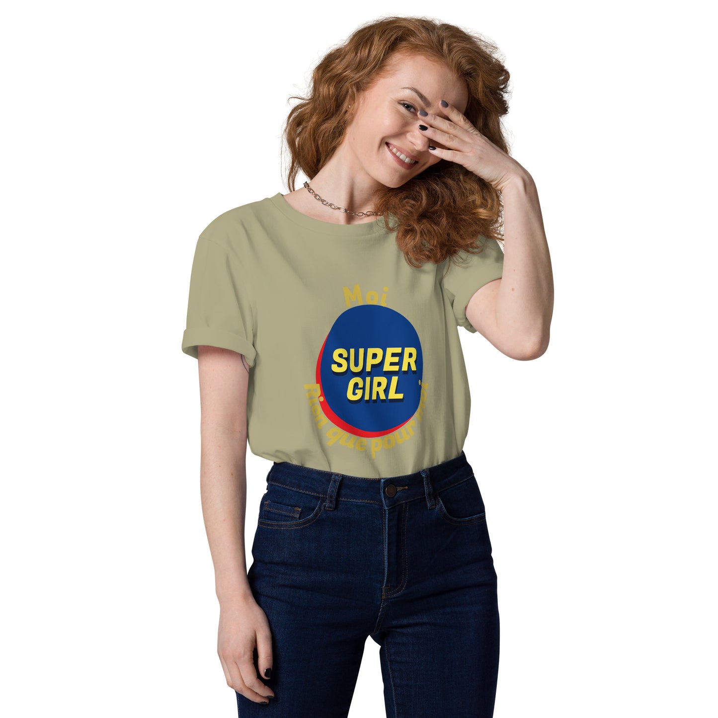 T-shirt da donna in cotone biologico
