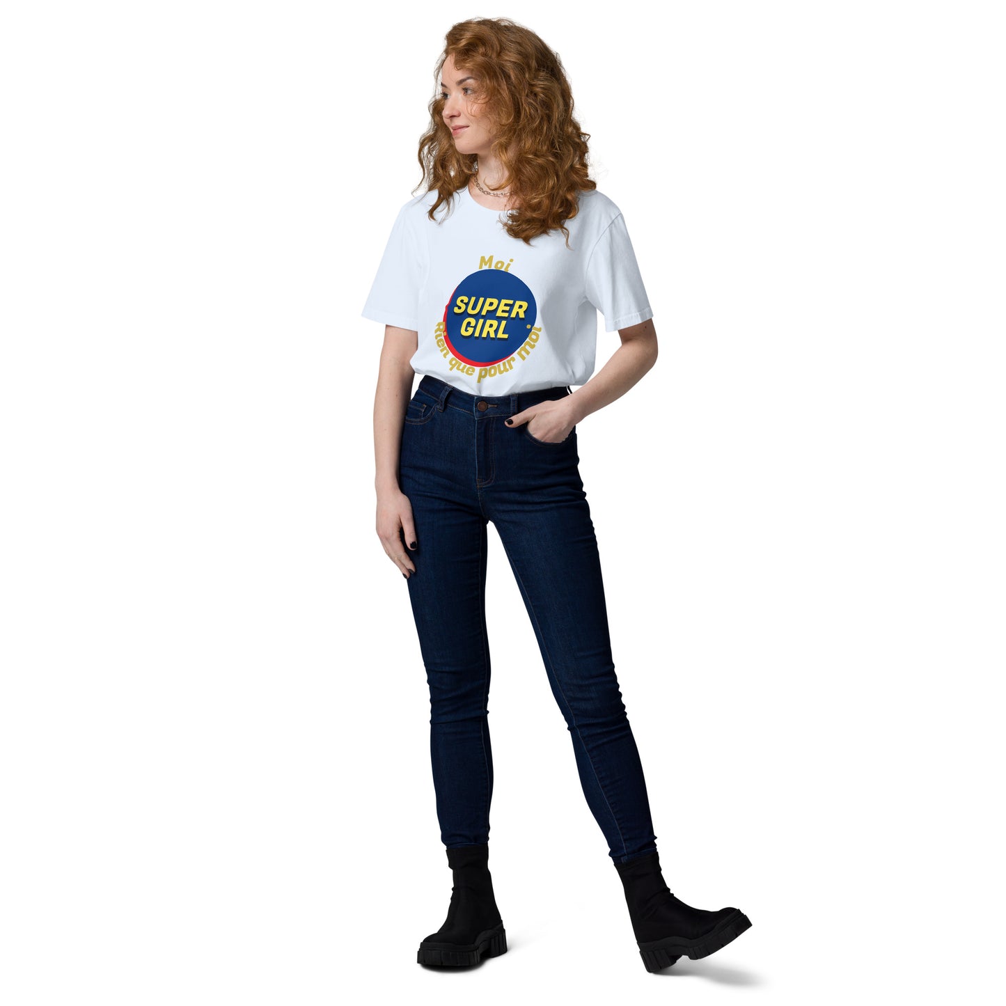 T-shirt da donna in cotone biologico