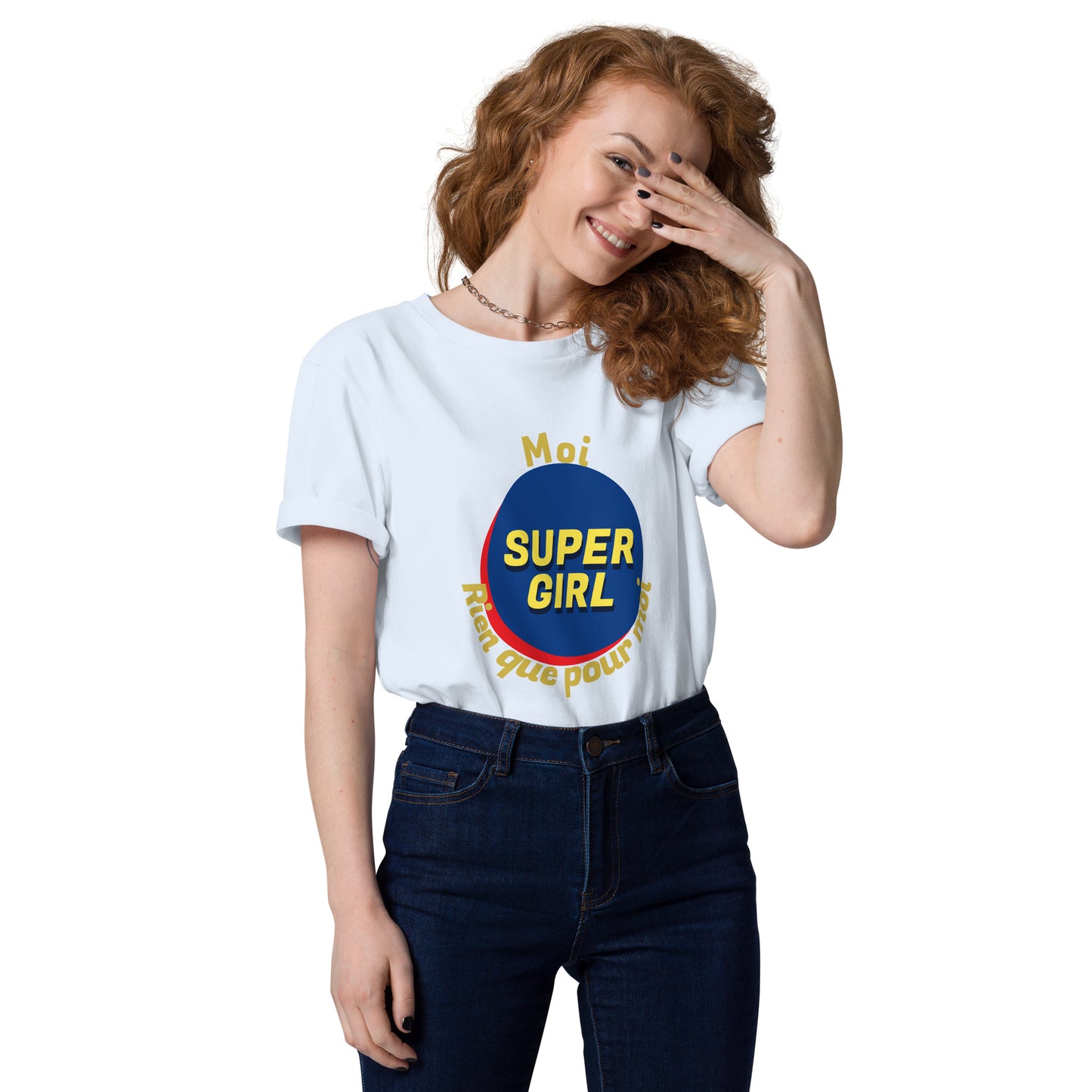 T-shirt da donna in cotone biologico