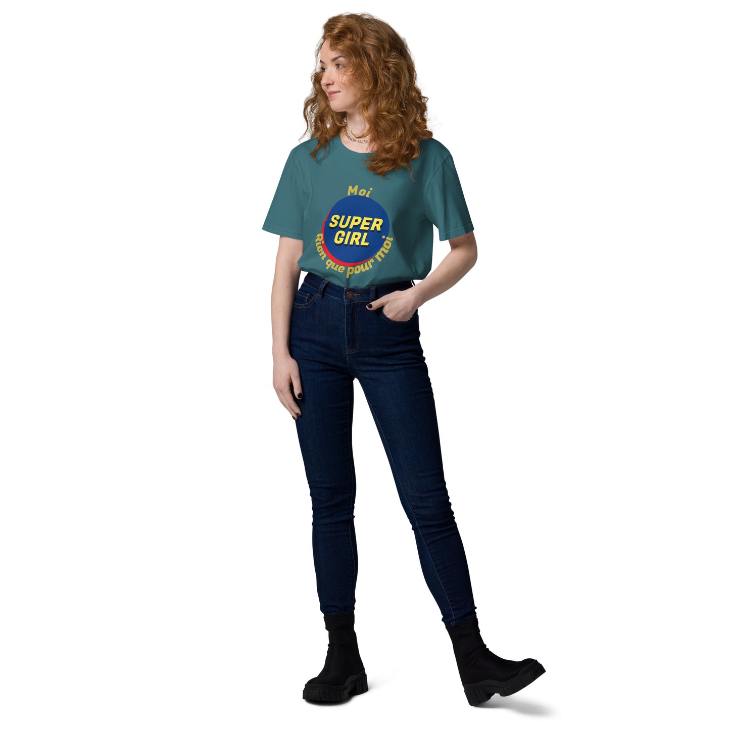 T-shirt da donna in cotone biologico