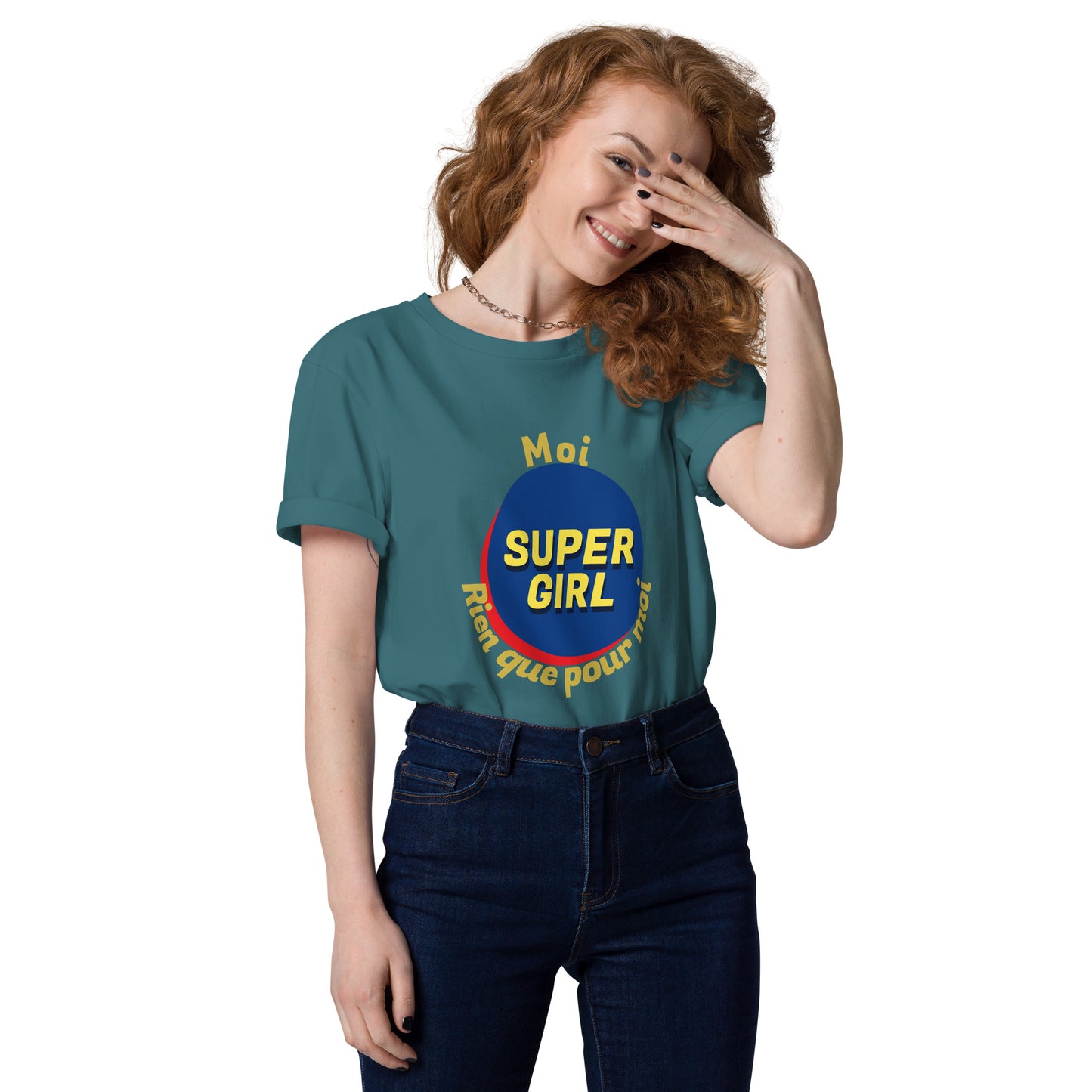 T-shirt da donna in cotone biologico