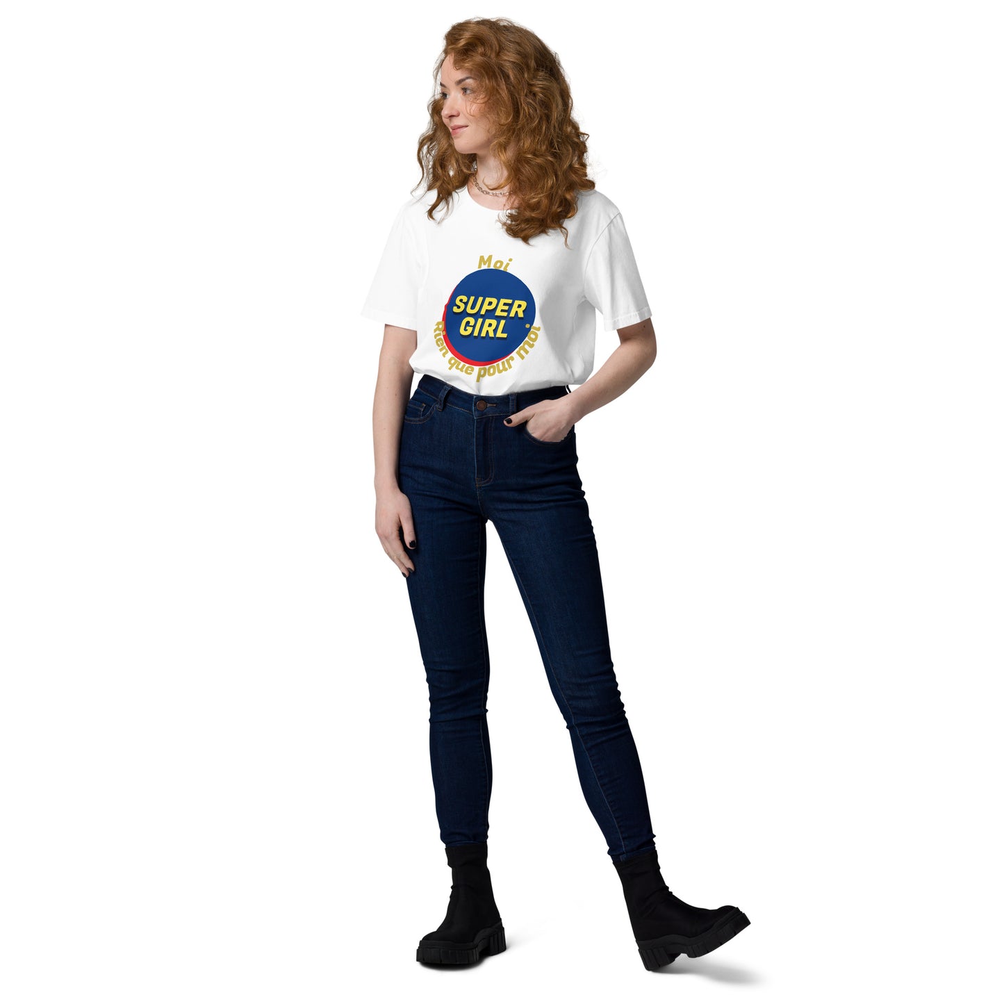 T-shirt da donna in cotone biologico