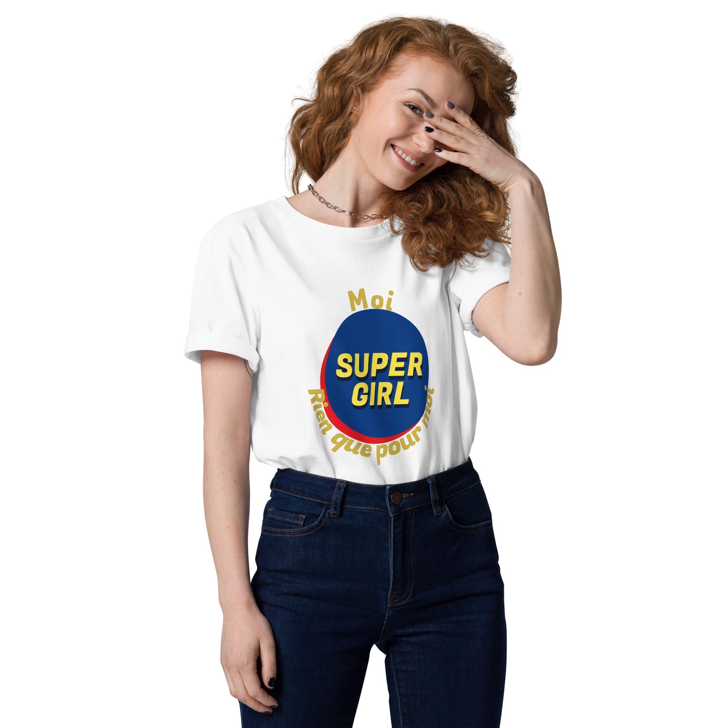 T-shirt da donna in cotone biologico