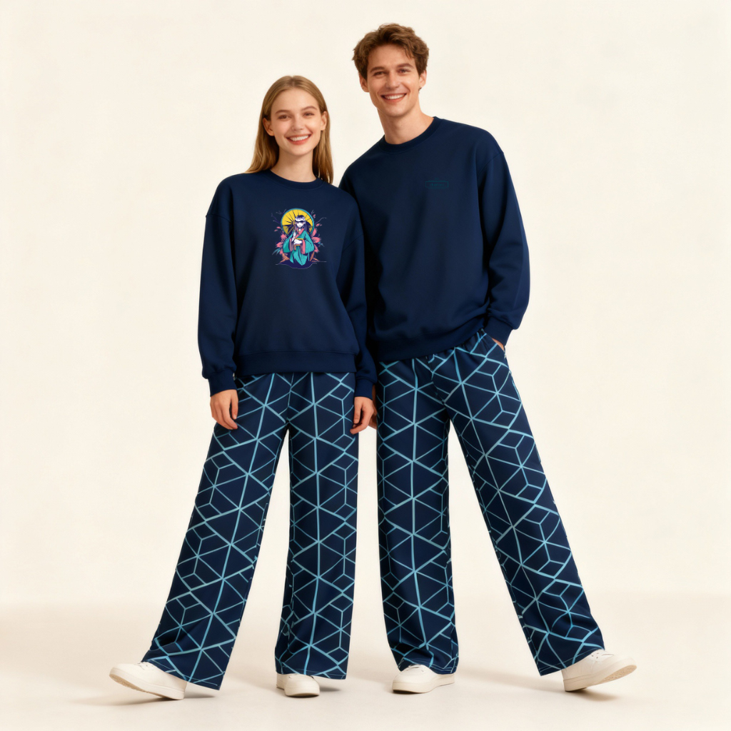 Pantalones anchos unisex