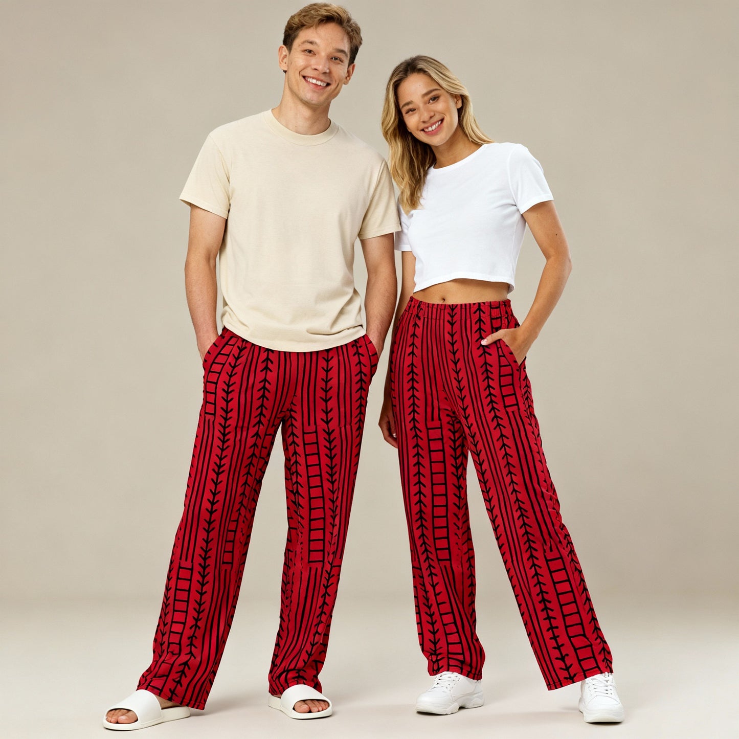 Pantalones anchos unisex NF