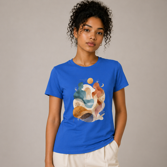T-shirt classique Femme AMP