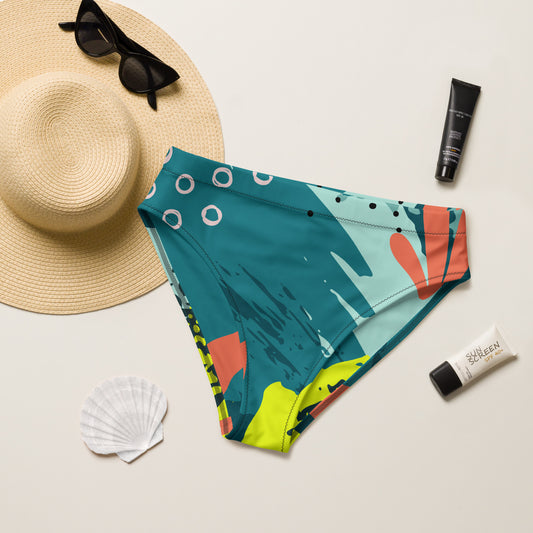 Bas de maillot de Bain éco-responsable taille haute PL