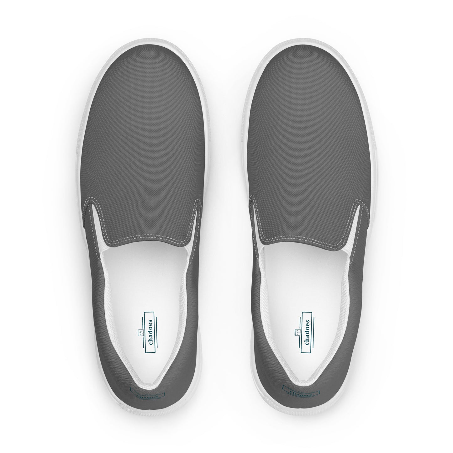 Chaussures en toile sans lacets Homme