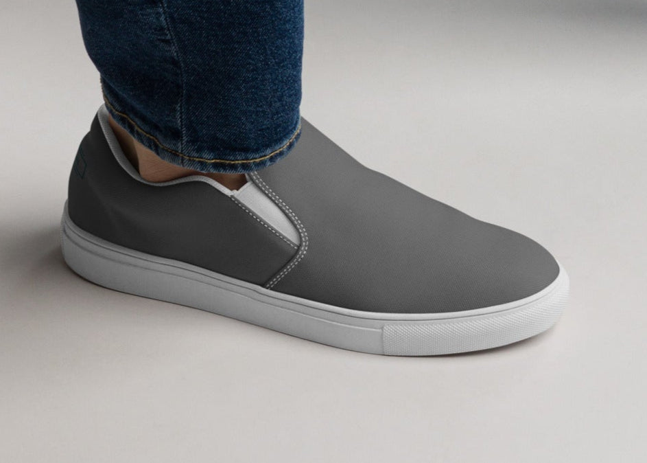 Chaussures en toile sans lacets Homme