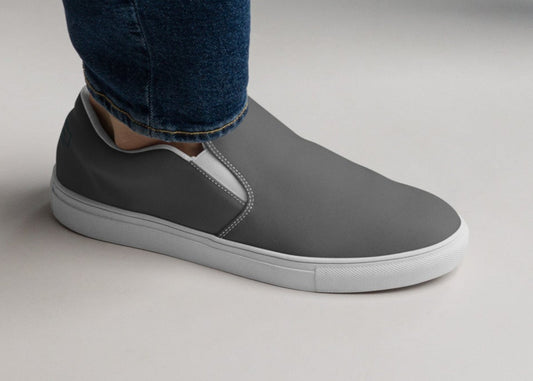Chaussures en toile sans lacets Homme