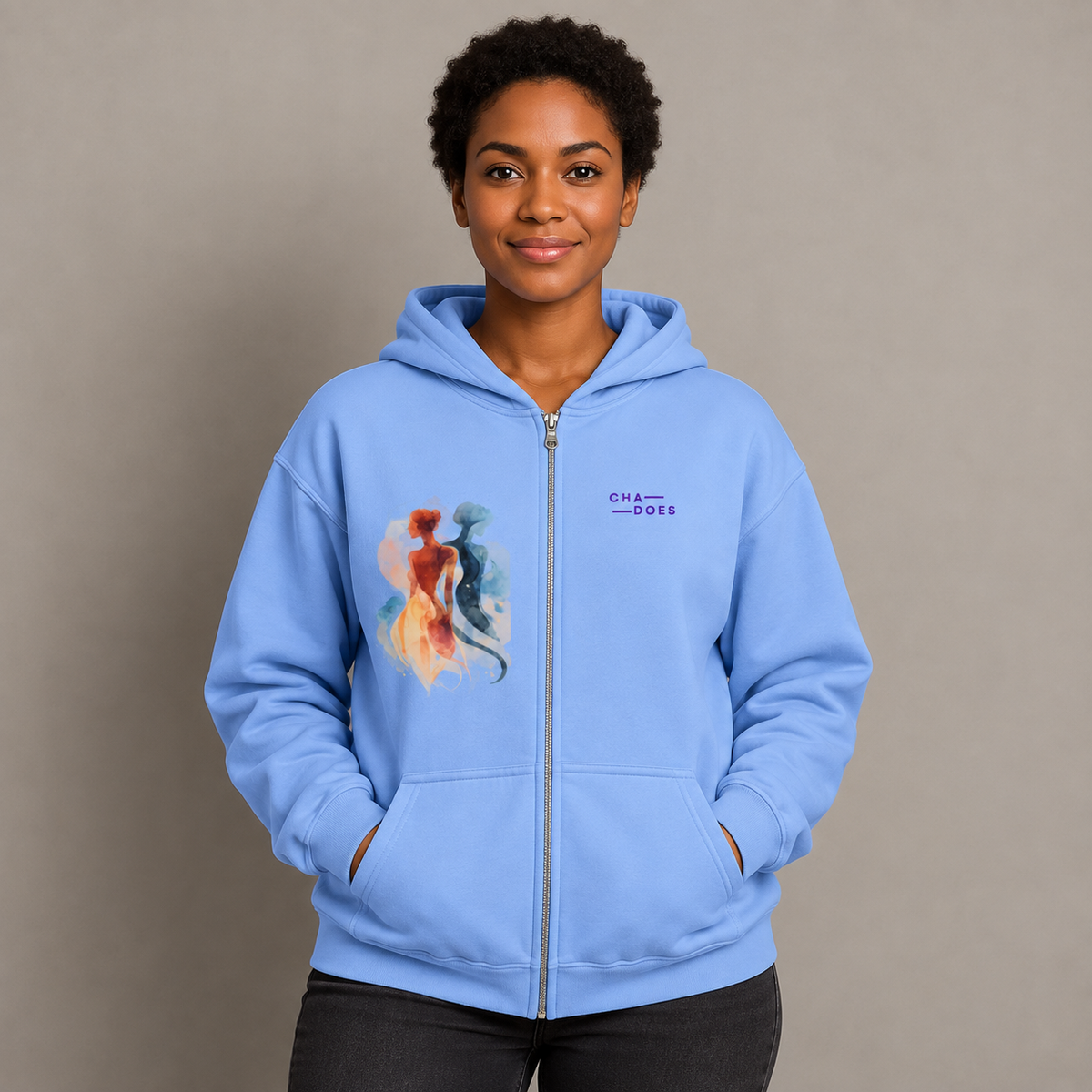 Sweat à capuche zippé HFF