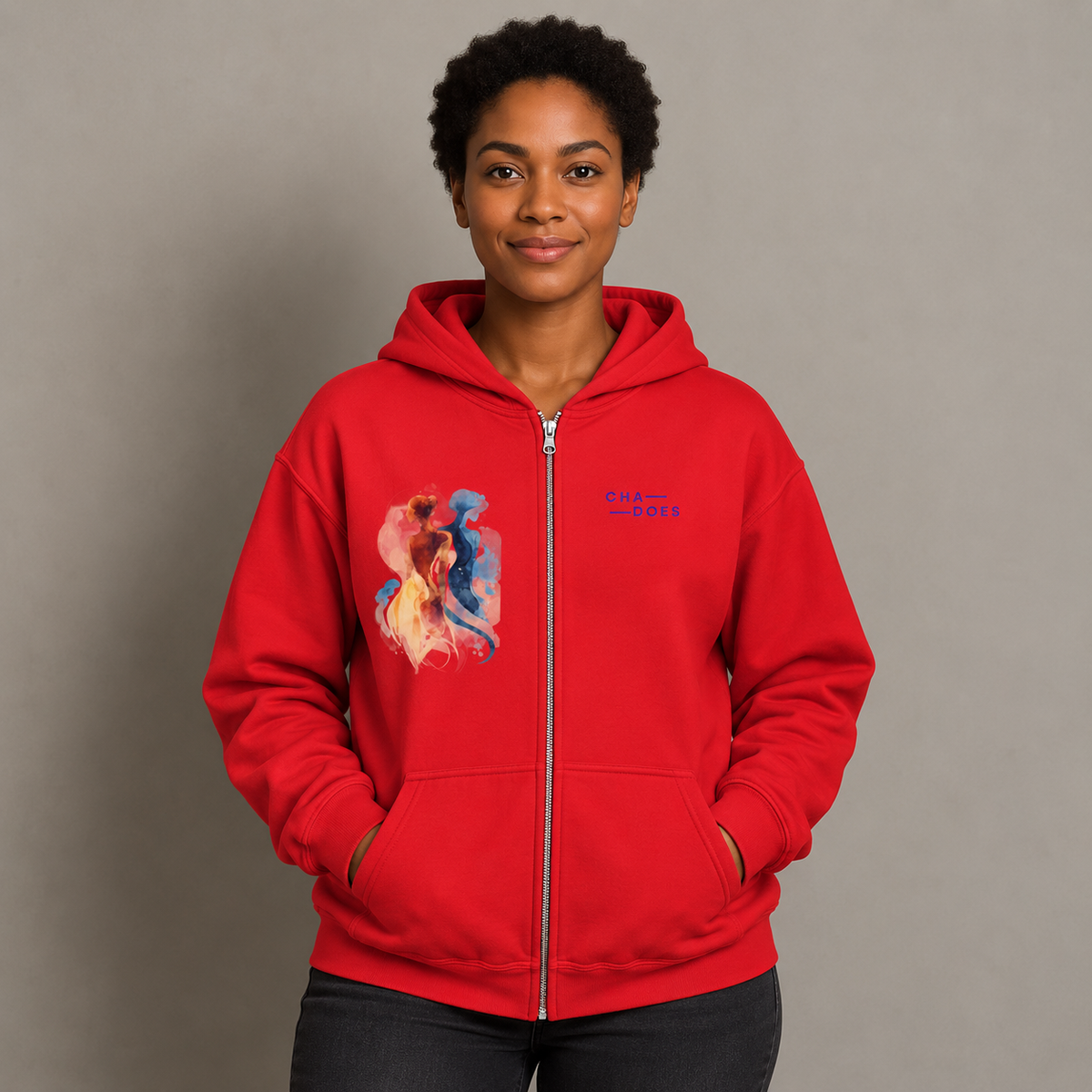 Sweat à capuche zippé HFF