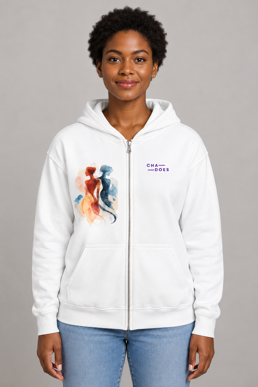 Sweat à capuche zippé HFF