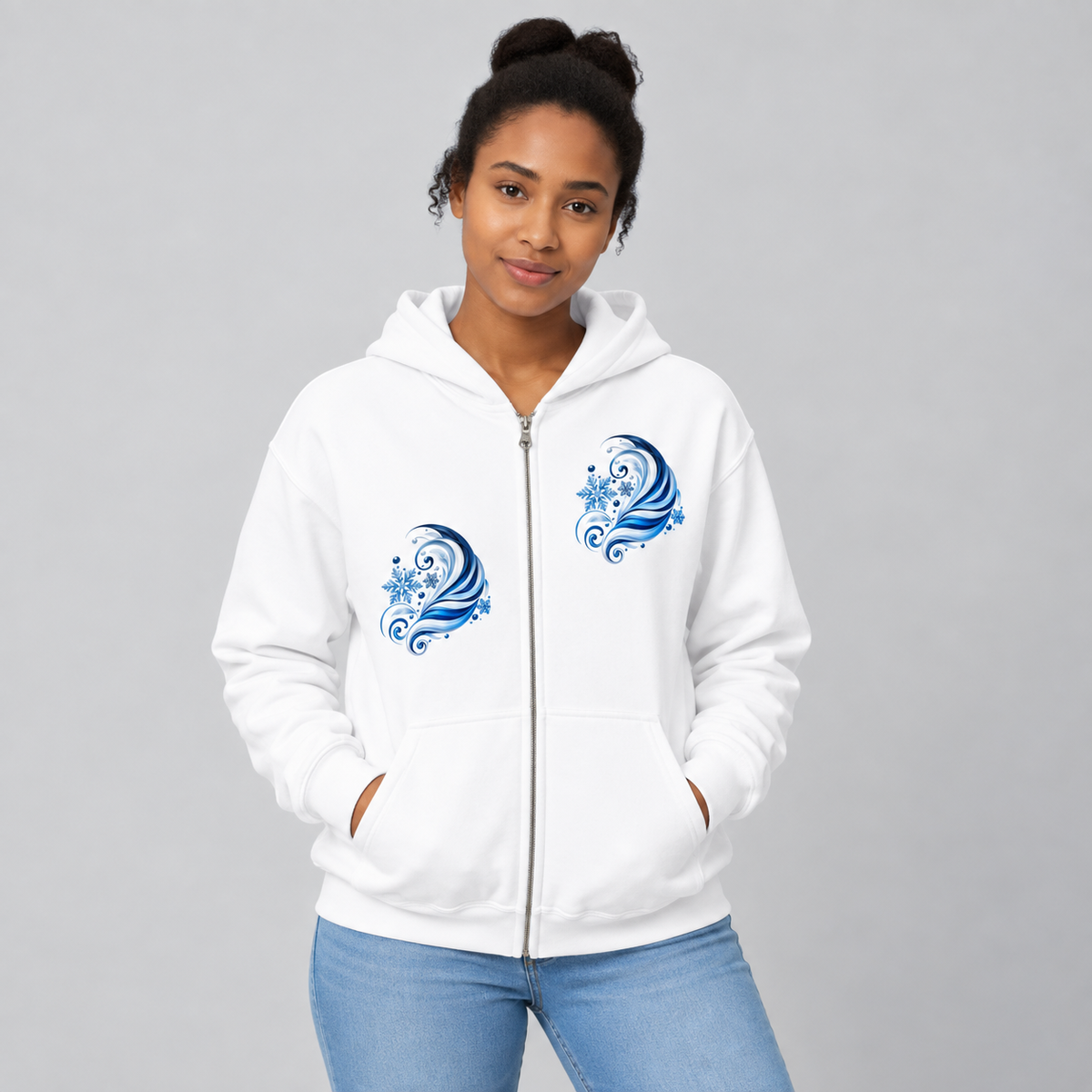 Sweat à capuche zippé HIF