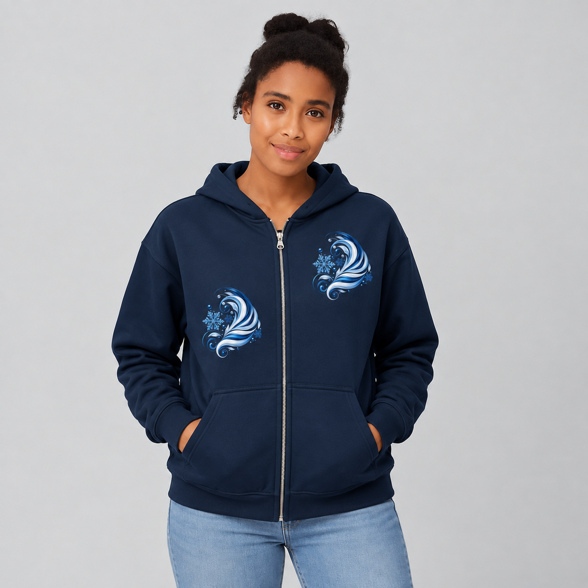 Sweat à capuche zippé HIF