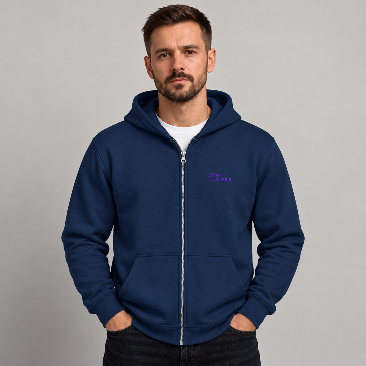 Sweat à capuche zippé MLH
