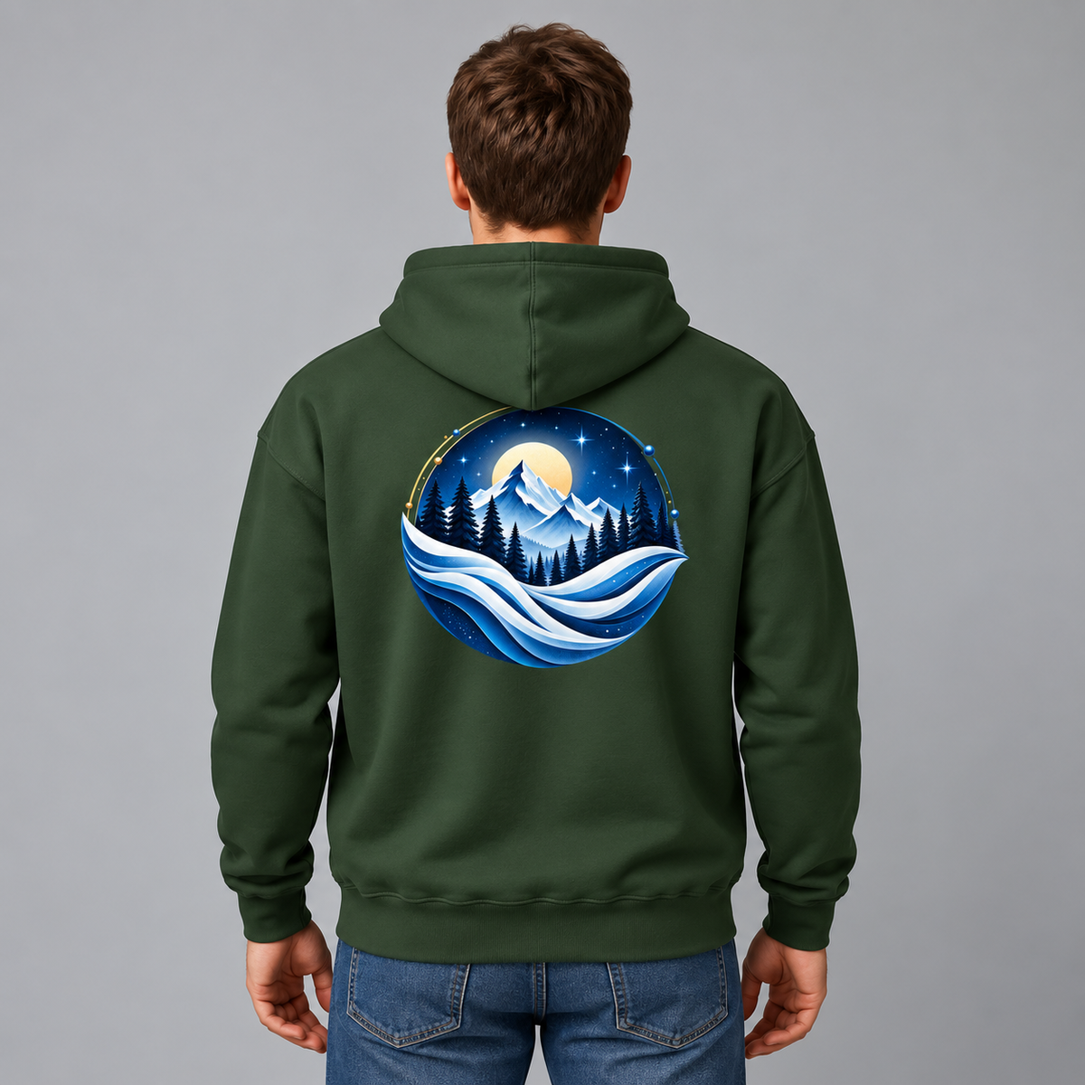 Sweat à capuche zippé MMH