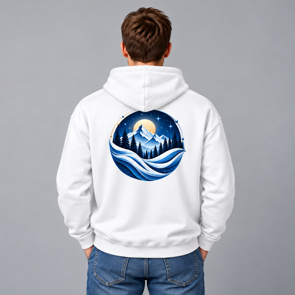 Sweat à capuche zippé MMH