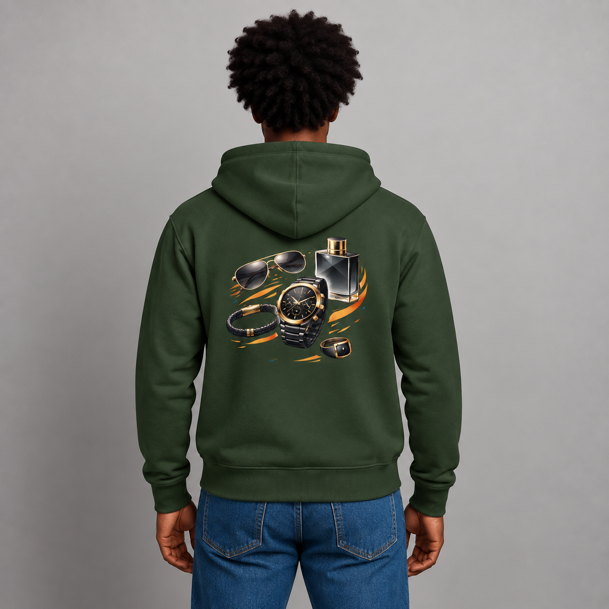 Sweat à capuche zippé SLH
