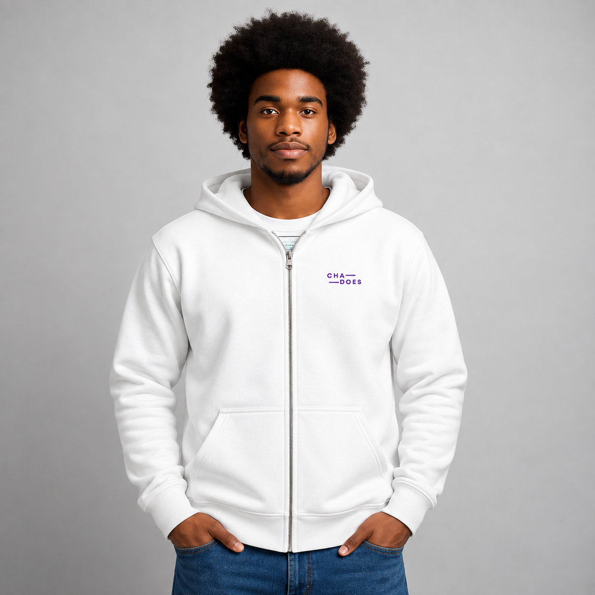 Sweat à capuche zippé SLH