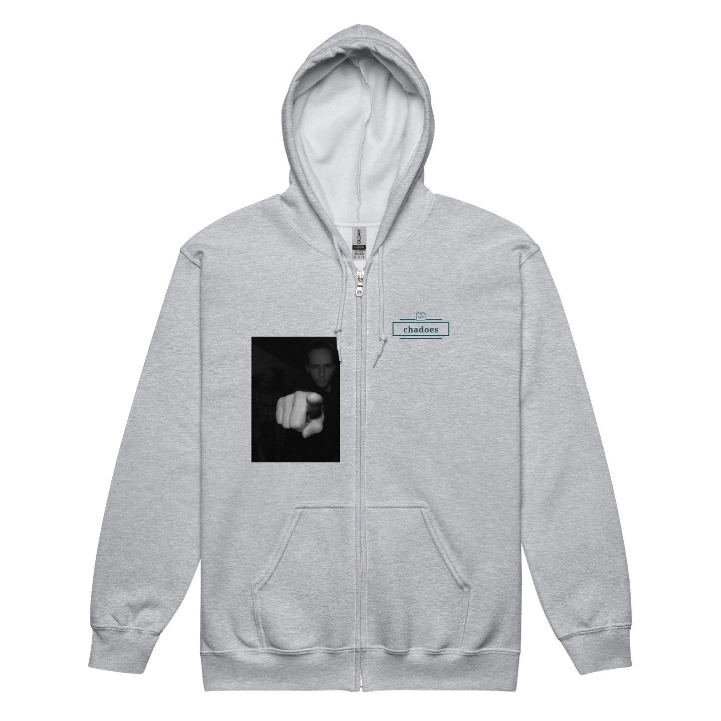 Sweat à capuche zippé YOU