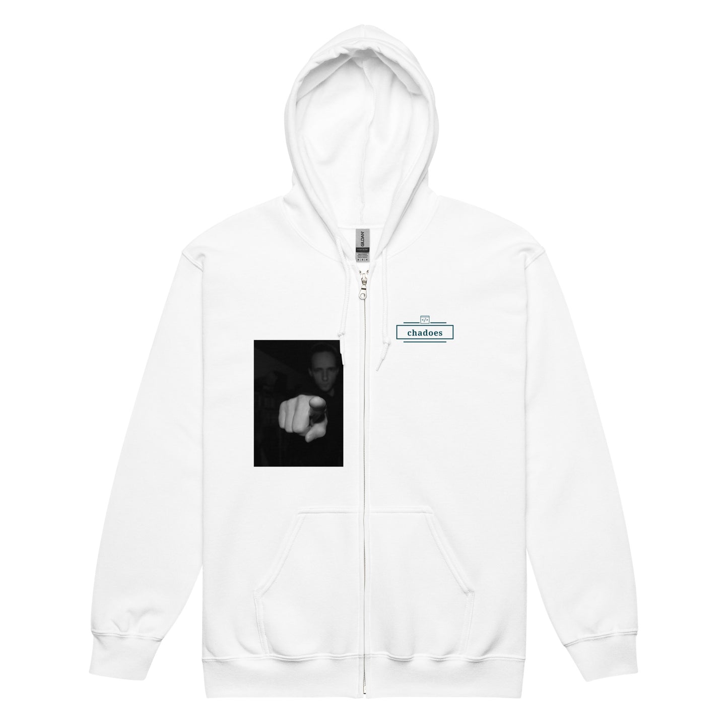 Sweat à capuche zippé YOU